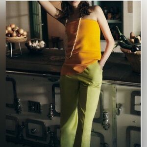 Zara linen blend wide leg pants ⭐️